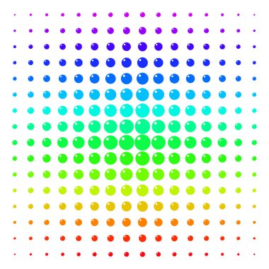 Küre şekli yarı ton spektral desen