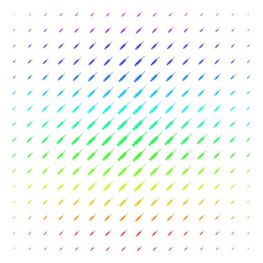 Şırınga şekli yarı ton spektral etkisi