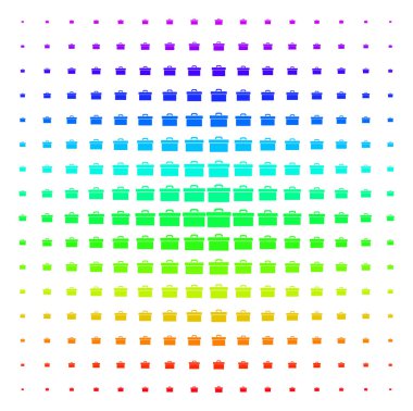 Araç kutusu şekil yarı ton spektral etkisi