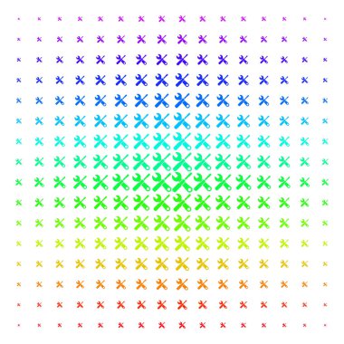 Araçlar simgesi yarı ton spektral kılavuzunu