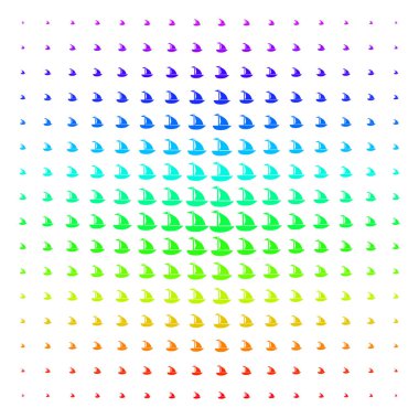 Yat şekli yarı ton spektral kılavuz