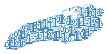 Ontario Gölü harita kompozisyon ikili basamak