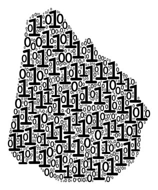 Uruguay Haritası mozaik ikili basamak