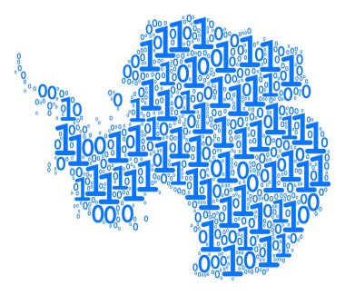 Antarktika harita kolaj ikili basamak