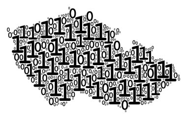 Çek harita mozaik ikili basamak