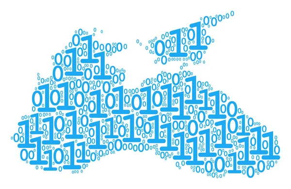 Karadeniz harita mozaik ikili basamak