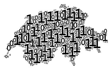 Swissland harita kolaj ikili basamak