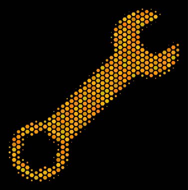 Altıgen yarı ton Wrench kutsal kişilerin resmi