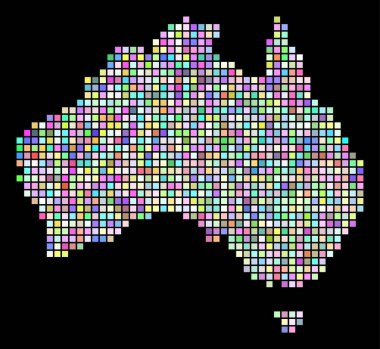 Nokta Avustralya harita