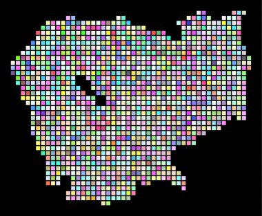 Nokta Kamboçya Haritası