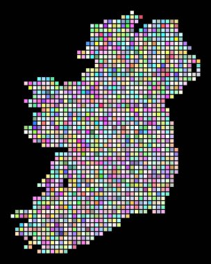 Nokta İrlanda ada Haritası