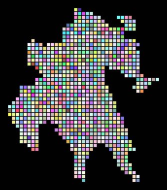 Nokta Peloponnese yarım ada Haritası