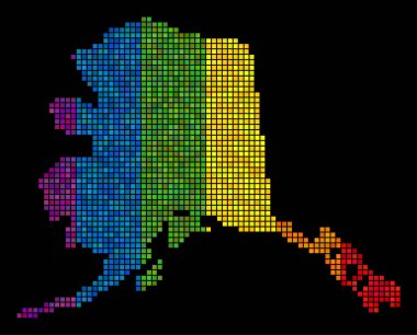 Alaska harita noktalı Lgbt