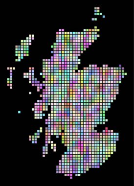 Noktalı İskoçya Haritası