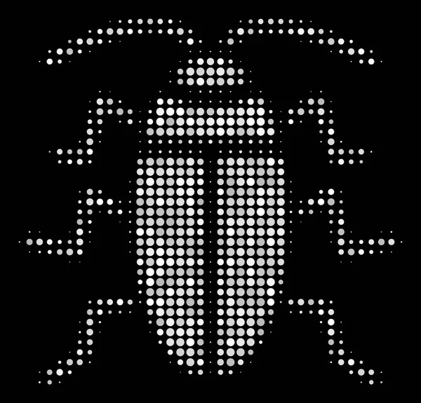 Icône Cucaracha demi-ton — Image vectorielle