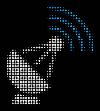 Radyo vericisi noktalı resim simgesi