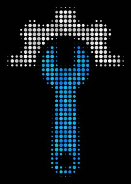 Hizmet araçları noktalı resim simgesi