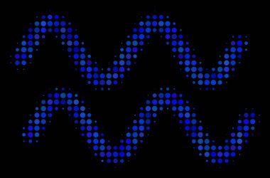Sinusoid dalgalar noktalı resim simgesi