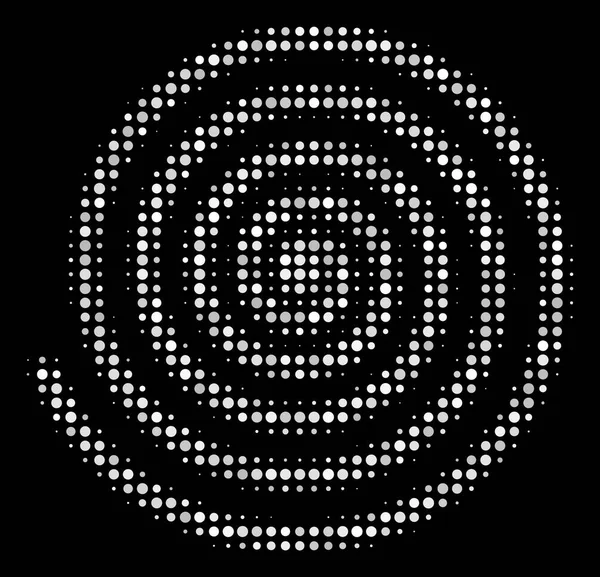 Hypnose Halftone pictogram — Stockvector