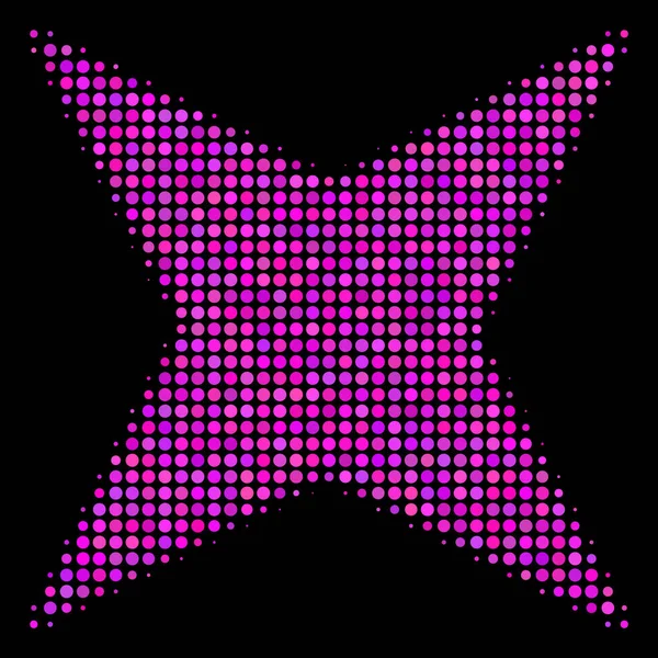 Sparkle hvězda polotónů ikona — Stockový vektor