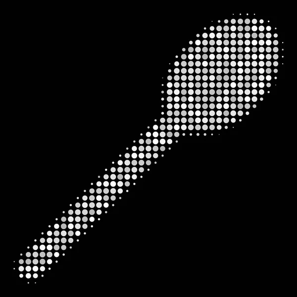 Lepel Halftone pictogram — Stockvector