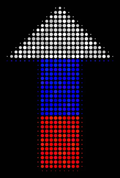Ikonę strzałki rosyjski półtonów — Wektor stockowy