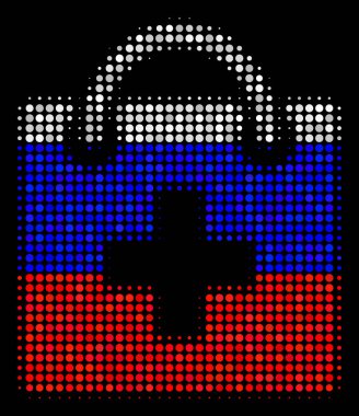 Yarı ton Rus ilk yardım kiti simgesi