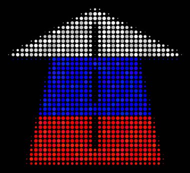 Yarı ton Rus gelecekteki yol simgesi