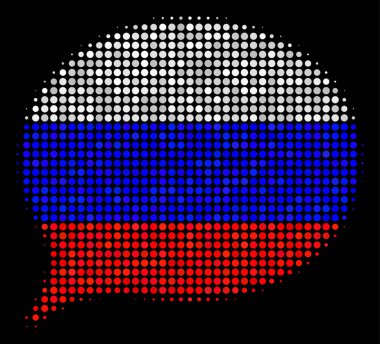 Yarı ton Rus ipucu simgesini