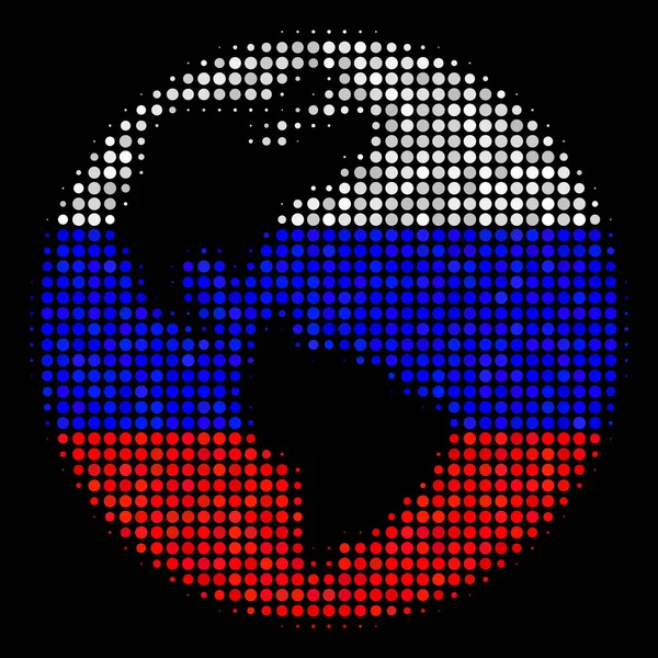 Halbtonikone der russischen Erde — Stockvektor
