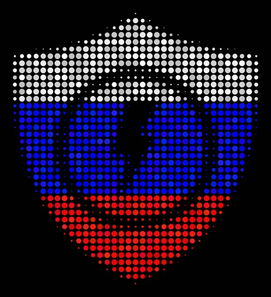 Icono de protector eléctrico ruso de medio tono — Vector de stock