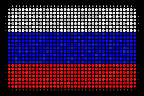 Medio tono Rectángulo Relleno Ruso Icono — Archivo Imágenes Vectoriales