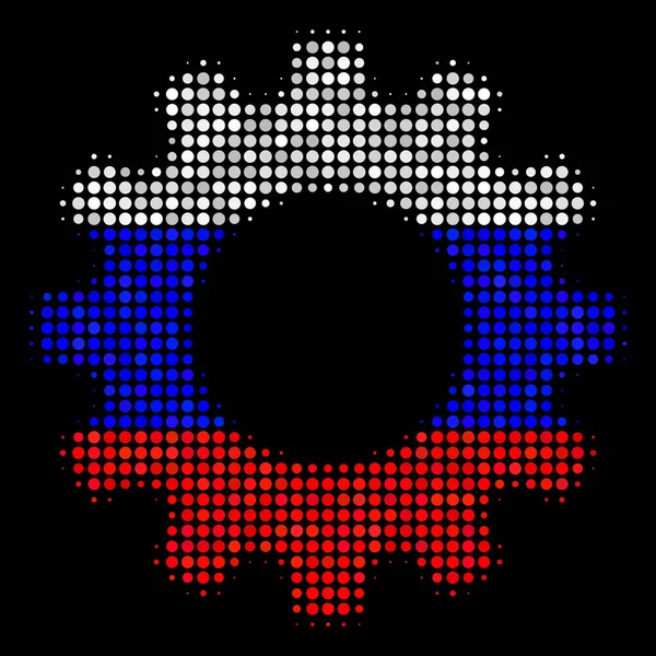 Полутоновая русская икона передач — стоковый вектор