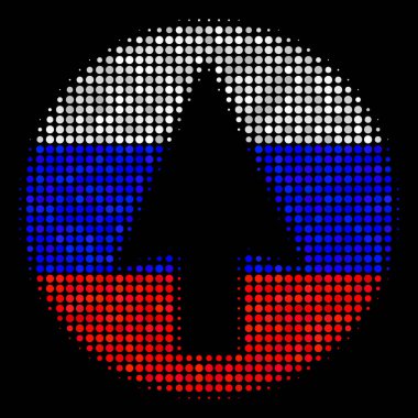 Yarı ton Rus yuvarlak ok simgesi