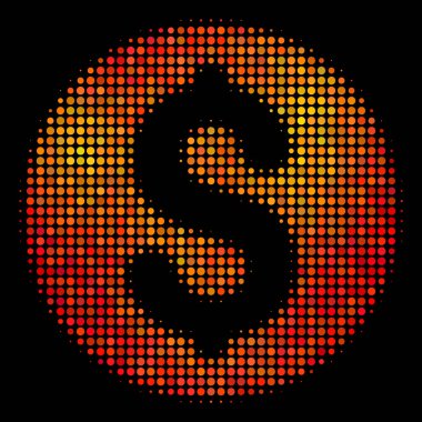 Parlak piksel sikke simge