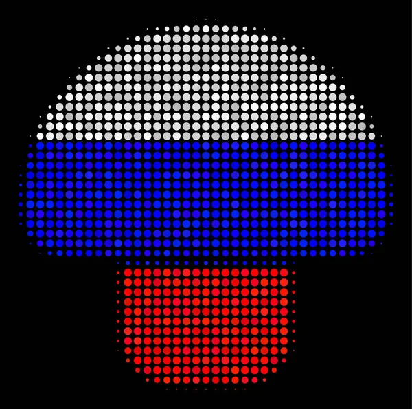 Russische Pilz-Ikone — Stockvektor