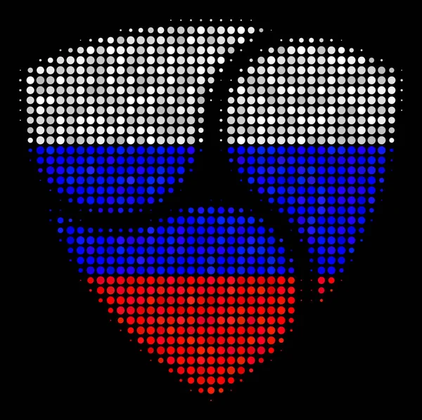 Halftone russe Nem Icône — Image vectorielle