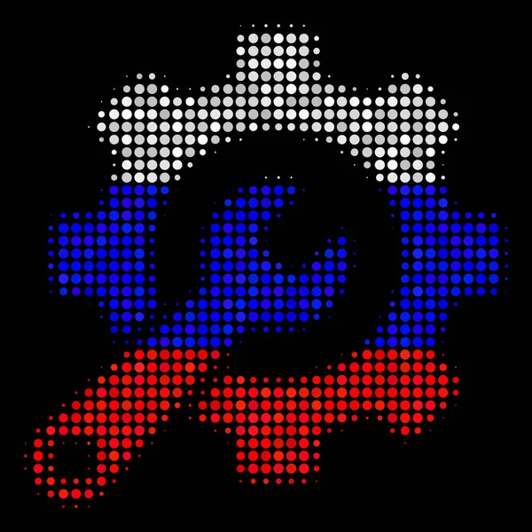 Εικονίδιο εργαλεία ρωσική υπηρεσία μεσοτονικό — Διανυσματικό Αρχείο