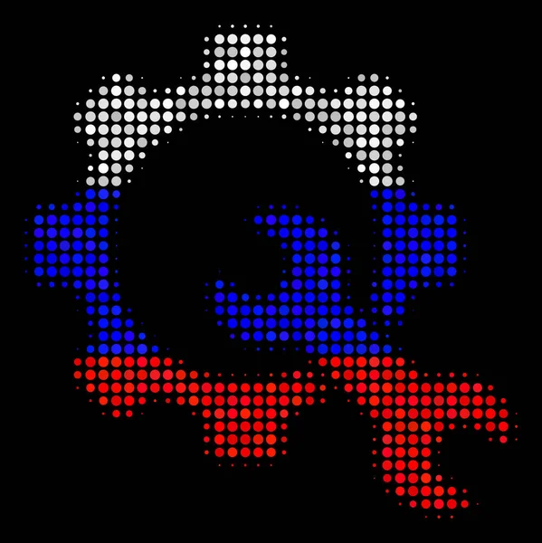 Εικονίδιο εργαλεία ρωσική υπηρεσία μεσοτονικό — Διανυσματικό Αρχείο