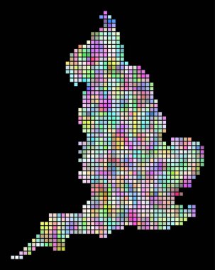 Nokta İngiltere harita