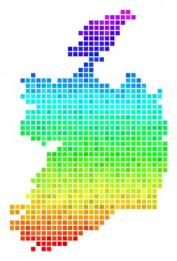 Parlak nokta İrlanda Cumhuriyeti harita
