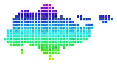 Parlak noktalı Singapur göster