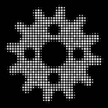 Karikatür noktalı resim simgesi