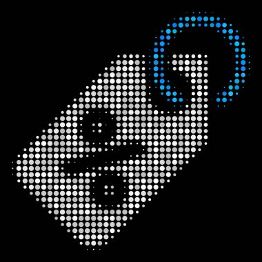 İndirim etiketi noktalı resim simgesi