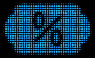 İndirim etiketi noktalı resim simgesi