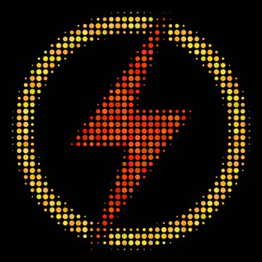 Elektrik güç noktalı resim simgesi