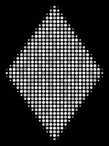 Dolgulu Rhombus noktalı resim simgesi — Stok Vektör