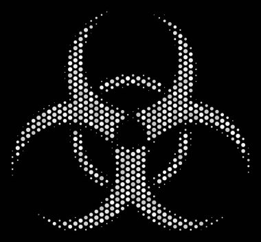 Beyaz nokta Biohazard simgesi