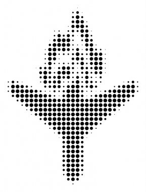 Siyah noktalı Air Crash simgesi