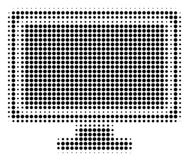 Siyah nokta bilgisayar simgesini görüntüle